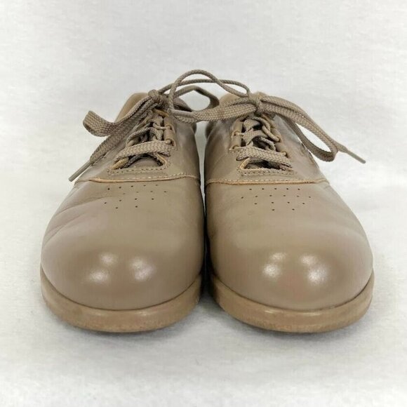 SAS Free Time Mocha Leather Tripad Comfort Walking Lace Up Shoes Size 7.5 - Picture 3 of 7
